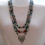 Handmade Necklace With Matching Earrings......